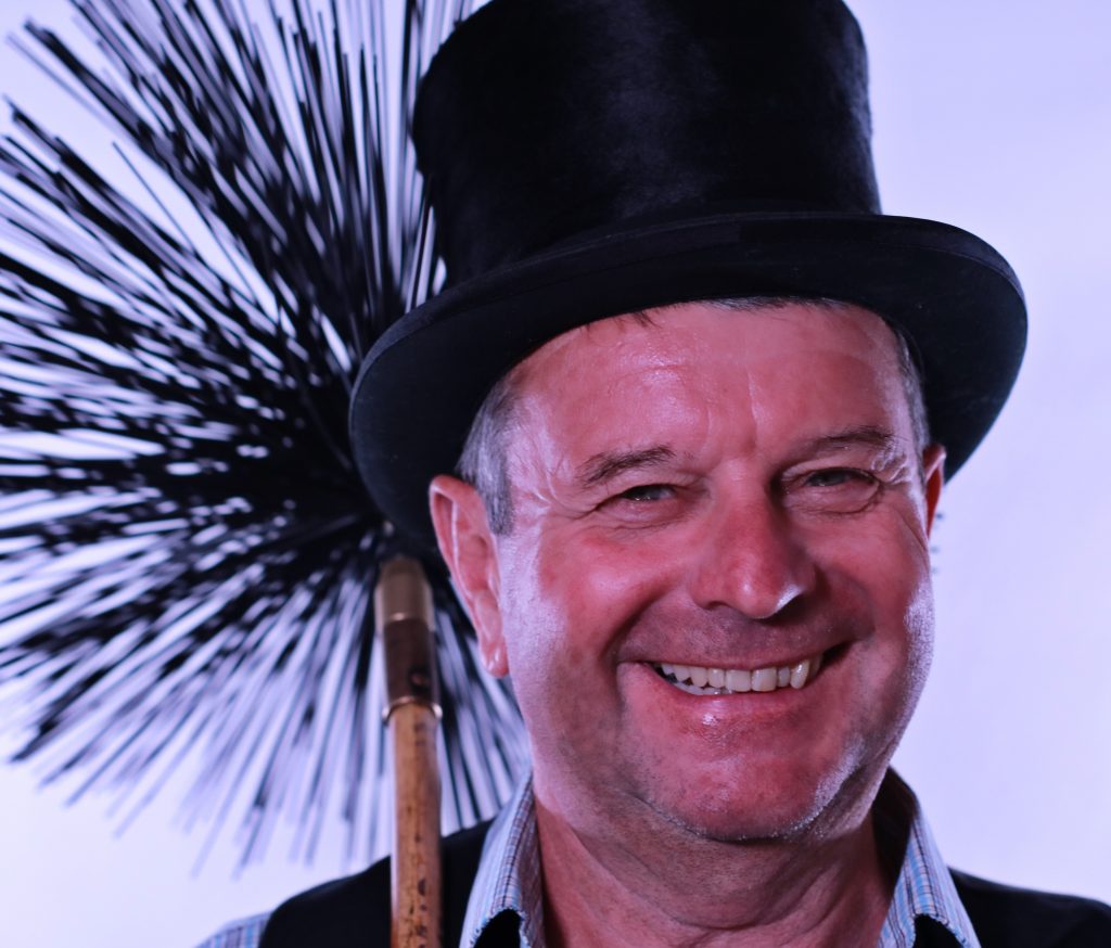 Stuart Withyman, chimney sweep